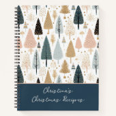 フェスティバルクリスマスパターンレシピ ノートブック (正面)