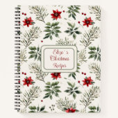 フェスティバルクリスマスパターンレシピ ノートブック (正面)