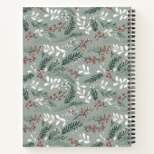 フェスティバルクリスマスパターンレシピ ノートブック (裏面)