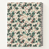 フェスティバルクリスマスパターンレシピ ノートブック (裏面)