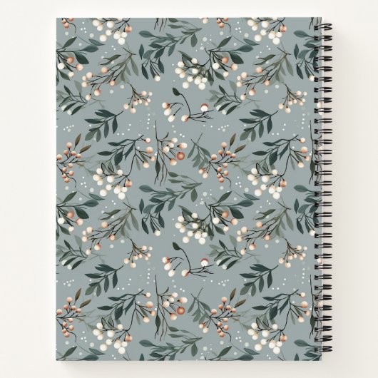 フェスティバルクリスマスパターンレシピ ノートブック (裏面)