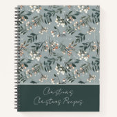 フェスティバルクリスマスパターンレシピ ノートブック (正面)