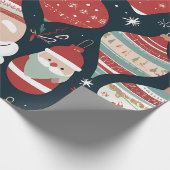 フェスティバルクリスマスパターン ラッピングペーパー (角)