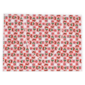 フェスティバルクリスマスパターン ラージペーパーバッグ (裏面)