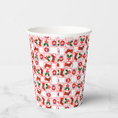 フェスティバルクリスマスパターン 紙コップ (右)