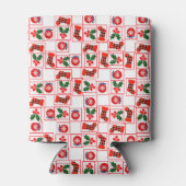 フェスティバルクリスマスパターン 缶クーラー (裏面)