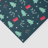 フェスティバルクリスマスパターン（赤と緑） 薄葉紙 (詳細)