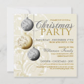 フェスティバルクリスマスパーティの招待状 招待状 (正面)