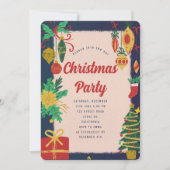 フェスティバルクリスマスパーティの招待状 招待状 (正面)