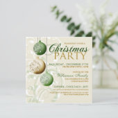 フェスティバルクリスマスパーティの招待状 招待状 (スタンド正面)