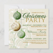 フェスティバルクリスマスパーティの招待状 招待状 (正面)
