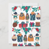 フェスティバルクリスマスパーティの招待状 招待状 (裏面)