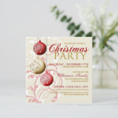 フェスティバルクリスマスパーティの招待状 招待状 (スタンド正面)