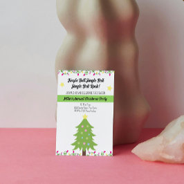 フェスティバルクリスマスパーティの招待状 招待状