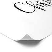 フェスティバルクリスマスパーティーウェルカムサイン ポスター (角)