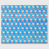 フェスティバルクリスマスビーチサンタパーティー ラッピングペーパー (フラット)