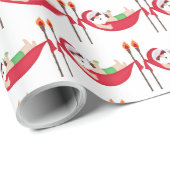 フェスティバルクリスマスビーチサンタ ラッピングペーパー (ロールコーナー)