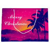 フェスティバルクリスマスビーチ雪秋 ラージペーパーバッグ (正面)