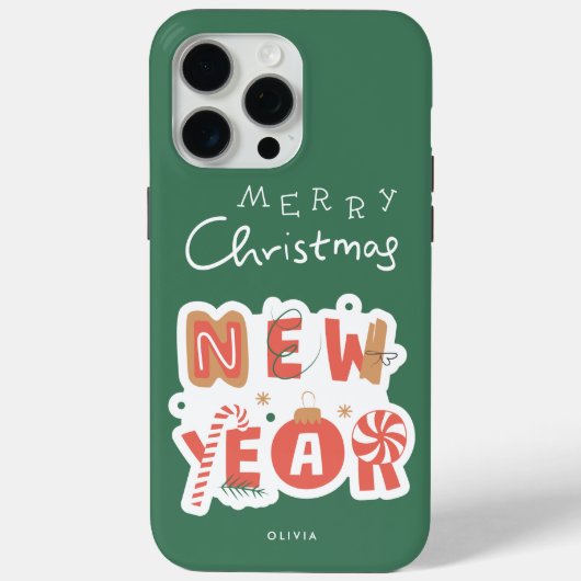フェスティバルクリスマスフォンケースコレクション – Cozy Case-Mate iPhoneケース (裏面)