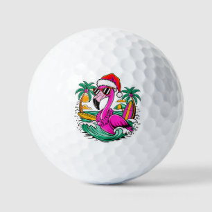 フェスティバルクリスマスフラミンゴおもしろいインパラダイス ゴルフボール