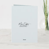 フェスティバルクリスマスフラミンゴアイススケートで滑る カード (裏面)