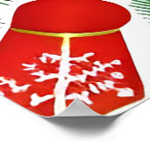 フェスティバルクリスマスフレーム（松の枝あり） ポスター (角)