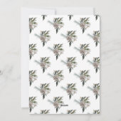 フェスティバルクリスマスフローラアルファベットJOY写真 シーズンカード (裏面)