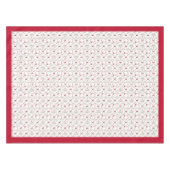 フェスティバルクリスマスフローラダマスクパターン テーブルクロス (正面(横))