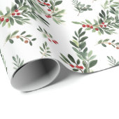 フェスティバルクリスマスブロージュウォーター色スタイルホリデイ ラッピングペーパー (ロールコーナー)