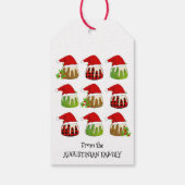 フェスティバルクリスマスプリン ギフトタグ (裏面)