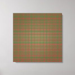 フェスティバルクリスマスプレイド キャンバスプリント