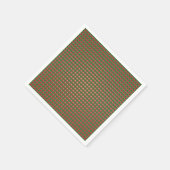 フェスティバルクリスマスプレイド スタンダードカクテルナプキン (角)