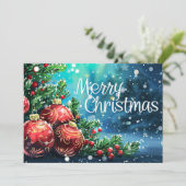 フェスティバルクリスマスプレゼントのグリーティングカード シーズンカード (スタンド正面)