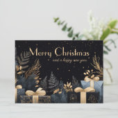 フェスティバルクリスマスプレゼントのグリーティングカード シーズンカード (スタンド正面)