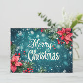 フェスティバルクリスマスプレゼントのグリーティングカード シーズンカード (スタンド正面)