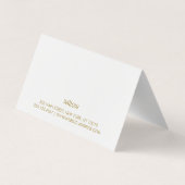 フェスティバルクリスマスプレゼント証明書カード 名刺 (裏面)