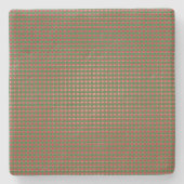 フェスティバルクリスマスプレッドパターン ストーンコースター (正面)