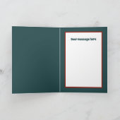 フェスティバルクリスマスヘッジホッグのカスタマイズ シーズンカード (内部)