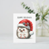 フェスティバルクリスマスヘッジホッグ追加メッセージ シーズンポストカード (スタンド正面)