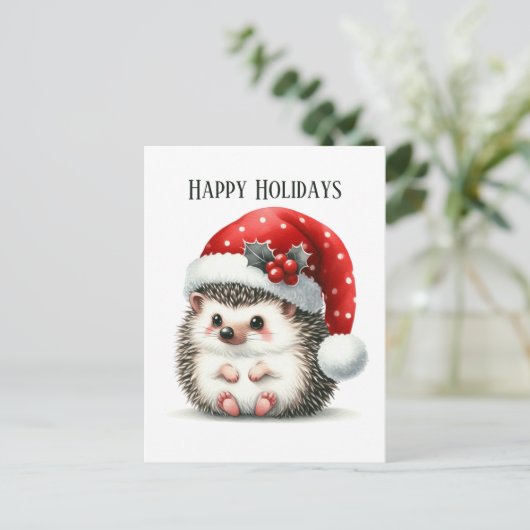 フェスティバルクリスマスヘッジホッグ追加メッセージ シーズンポストカード (スタンド正面)