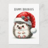 フェスティバルクリスマスヘッジホッグ追加メッセージ シーズンポストカード (正面)
