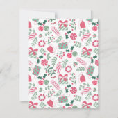 フェスティバルクリスマスベビーシャワー サンキューカード (正面)