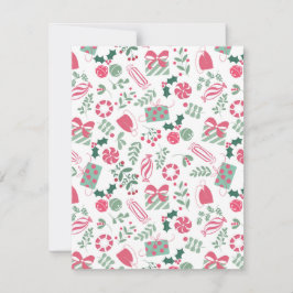 フェスティバルクリスマスベビーシャワー サンキューカード