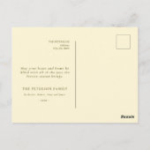 フェスティバルクリスマスベリーリースジョイ ポストカード (裏面)