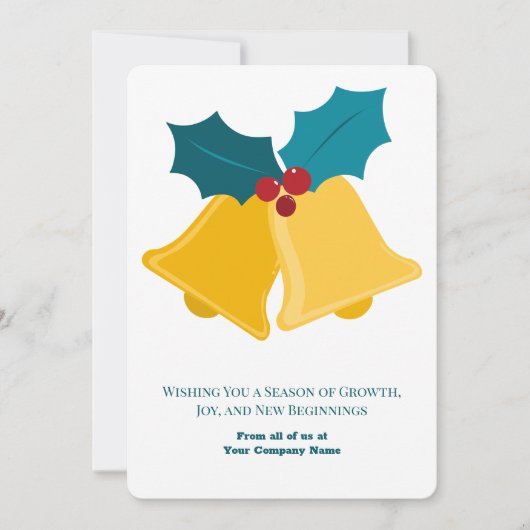 フェスティバルクリスマスベル&ベイ離れズホリデーカード (正面)