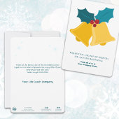 フェスティバルクリスマスベル&ベイ離れズホリデーカード