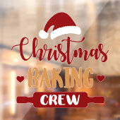 フェスティバルクリスマスベーキングクルーのベーカリー ウィンドウサイン (シート2)