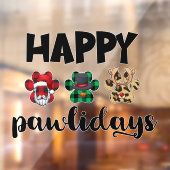 フェスティバルクリスマスペットショップのワードアート ウィンドウサイン (シート2)