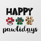 フェスティバルクリスマスペットショップのワードアート ウィンドウサイン (シート)