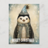 フェスティバルクリスマスペンギン ポストカード (正面)